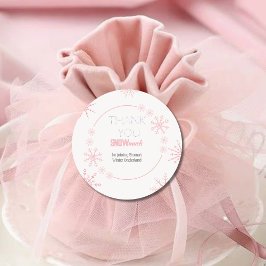 Adesivo Muito Obrigado Neve