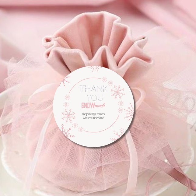 Adesivo Muito Obrigado Neve (Criador carregado)