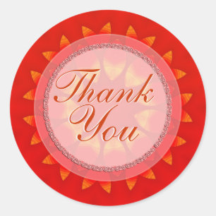 Adesivo Muito Obrigado, Pentes De Petéis Laranja