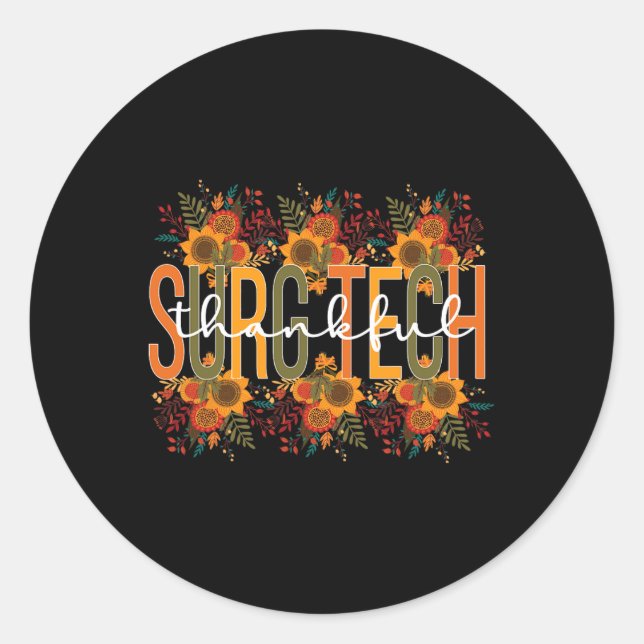 Adesivo Muito Obrigado, Surgista Tecnológico, Ação de Graç (Frente)