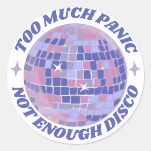 Adesivo Muito Pânico, Sem Disco Suficiente