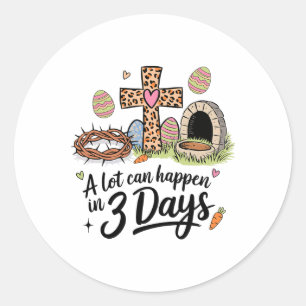 Adesivo Muito Pode Acontecer Em 3 Dias, Cristão Felz pasco