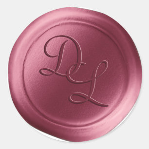 Adesivo Mulberry Mauve 2 - Letra Monogramx Seal