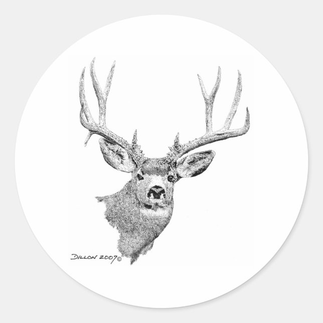 Adesivo Mule Deer (Frente)