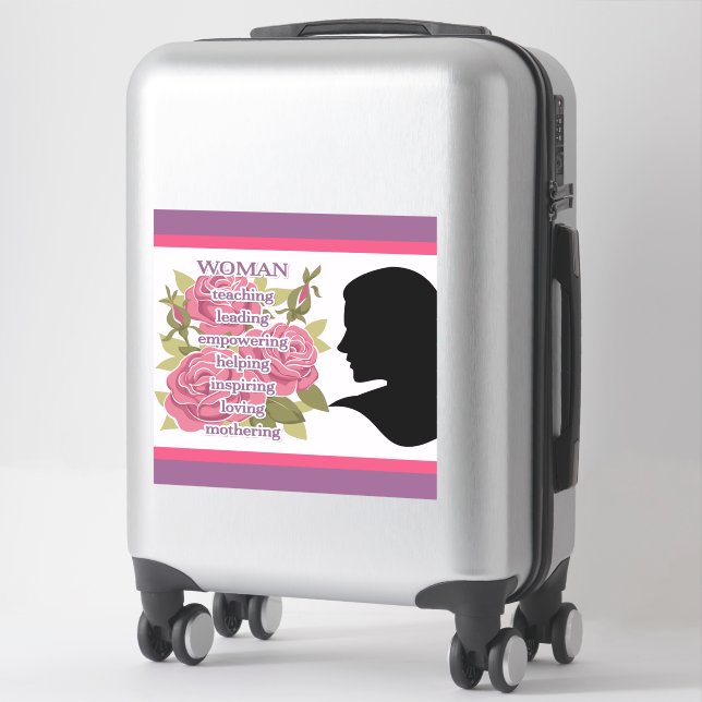 Adesivo Mulher (Mala)