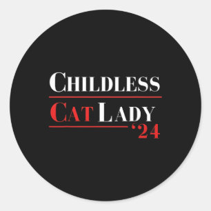 Adesivo Mulher 24 do Gato Infantil Kamala Harris President