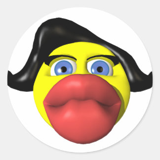 Adesivo Mulher beijando amarelo