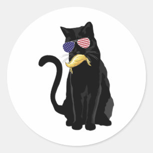Adesivo Mulher De Gato Engraçada Sem Filhos Votando Kama