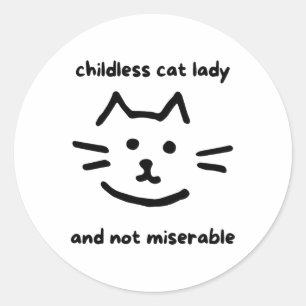 Adesivo Mulher De Gato Sem Fios Sem Fios, Sem Miseráveis,