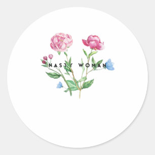 Adesivo Mulher desagradável Kamala Harris 2020 Fluxo Femin