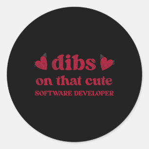 Adesivo Mulher do desenvolvedor de software de Dia de os n