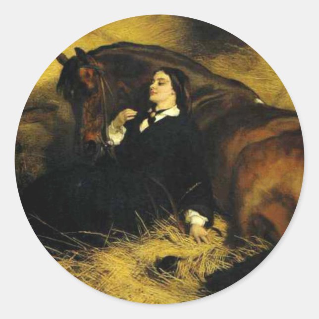 Adesivo Mulher e Cavalo (Frente)