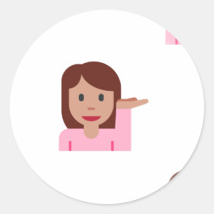 Adesivo mulher emoji