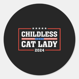 Adesivo Mulher Gato Infantil 24 Votando Engraçado Eleição 