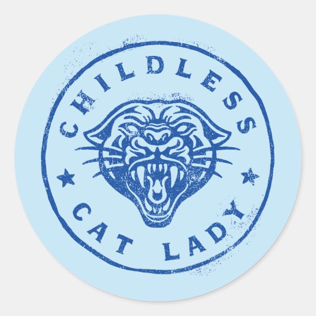 Adesivo Mulher-Gato Sem Fios Brava Orgulhosa Independente (Frente)