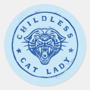 Adesivo Mulher-Gato Sem Fios Brava Orgulhosa Independente