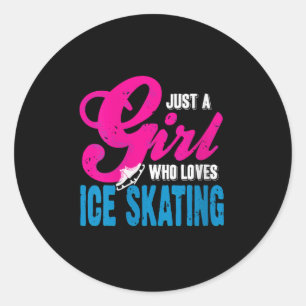 Adesivo Mulher Ice Skating Girl Que Gloria Com Graça E