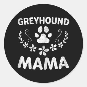 Adesivo Mulher italiana Greyhound Mãe Cachorro Engraçado