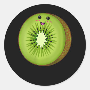 Adesivo Mulher Kiwi Comida Fruta Fácil e Lento