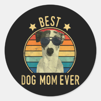 Adesivo Mulher Melhor Cachorro Mãe Alguma Vez Italiana Gre