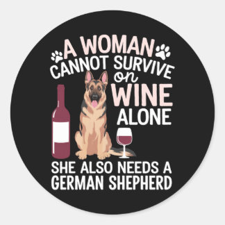 Adesivo Mulher não pode sobreviver só com vinho precisa de