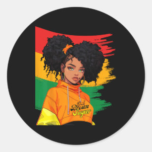 Adesivo Mulher Negra Africana História Mês 12/10