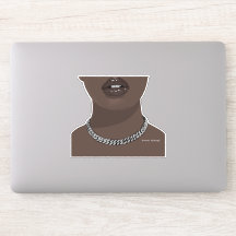 Mulher negra estética com prata (joias) Grillz
