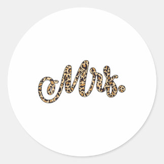 Adesivo Mulher Noiva, noiva, Sra. Leopard Imprima Match