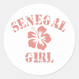 Adesivo Mulher Rosa Senegal