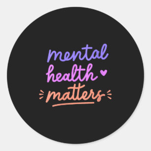 Adesivo Mulher Saúde Mental S V-pescoço
