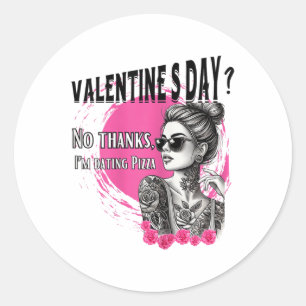 Adesivo Mulher Solteiro Tatuada Inclina Para Anti Valenti