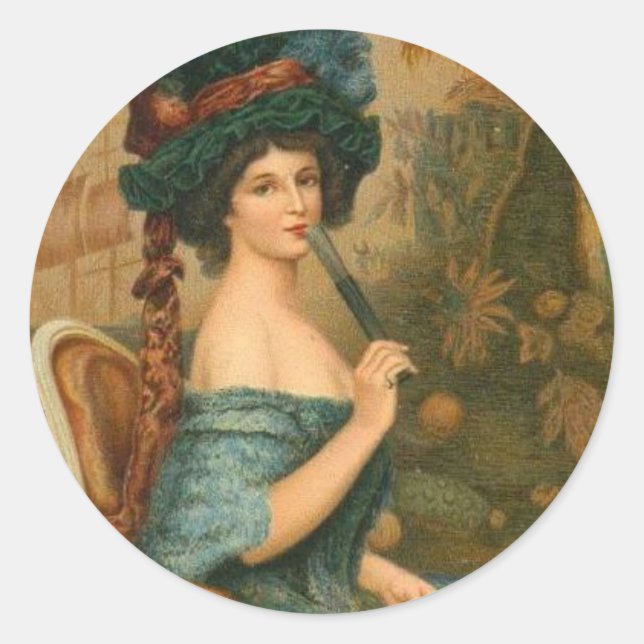 Adesivo Mulher Vitoriana (Frente)