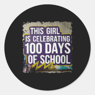 Adesivo Mulheres 100 Dias Engraçadas Para Meninas 100 Dias