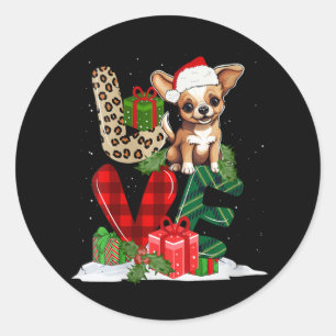 Adesivo Mulheres Adoram Cachorro Chihuahua Xadrez Buffalo