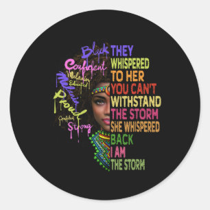 Adesivo Mulheres Africanas Eu Sou A Tempestade História Ne
