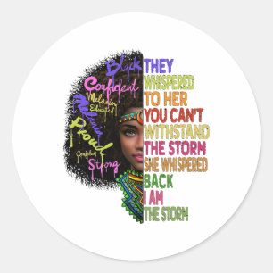 Adesivo Mulheres Africanas Eu Sou A Tempestade História Ne