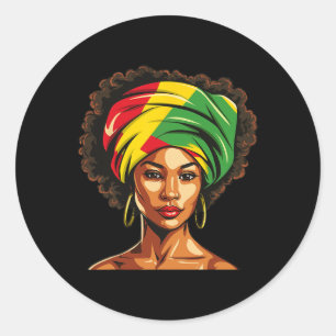 Adesivo Mulheres Afro-Americanas Menina Negra História Mon