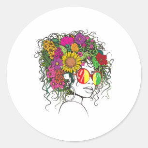 Adesivo Mulheres Afro-Americanas Negras Melanin Queen Ju