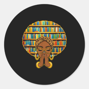 Adesivo Mulheres Afro Meninas Livro Bibliotecária História