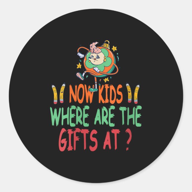 Adesivo Mulheres Agora Crianças Onde As Surpresas Estão En (Frente)