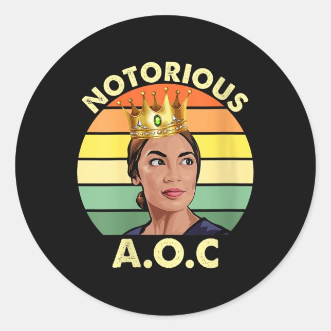 Adesivo Mulheres Aoc Alexandria Ocasio-cortez Primeira Mul (Frente)
