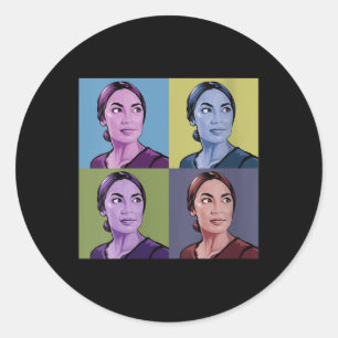 Adesivo Mulheres Aoc Alexandria Ocasio-cortez Primeira Mul