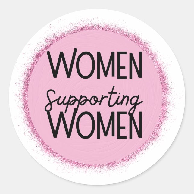 Adesivo mulheres apoiando mulheres (Frente)