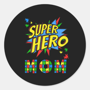 Adesivo Mulheres Autismo Consciência Para Super Herói Mãe