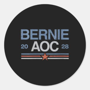 Adesivo Mulheres Bernie Sanders E Aoc V-neck