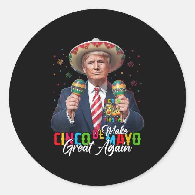 Adesivo Mulheres Cinco De Mayo Faça Cinco De Mayo Excelent (Frente)