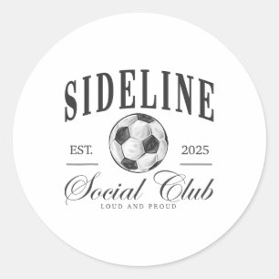 Adesivo Mulheres Clube Social à Margem Dia de Jogo da Mãe