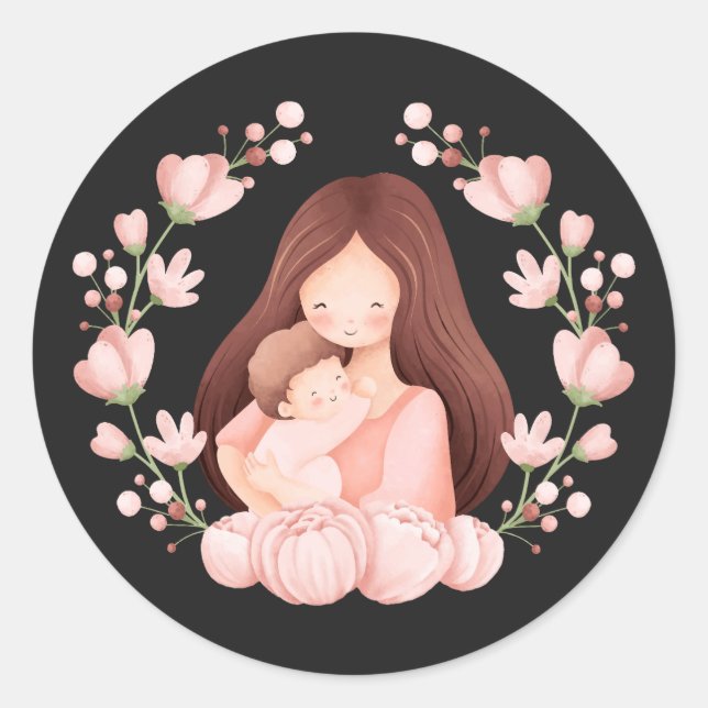 Adesivo Mulheres com Criança (Frente)
