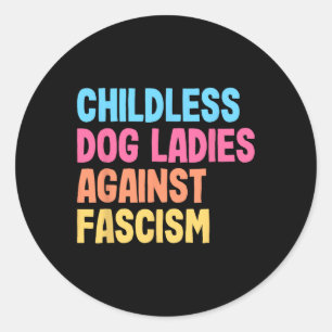 Adesivo Mulheres de Cachorro Contra o Fascismo Kamala Harr