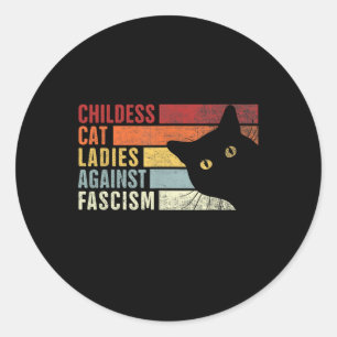 Adesivo Mulheres De Gato Sem Filhos Contra O Fascismo Femi